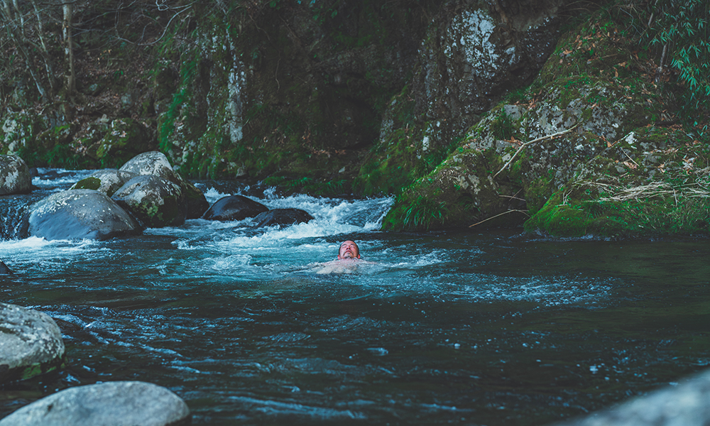 Reset yourself in the river